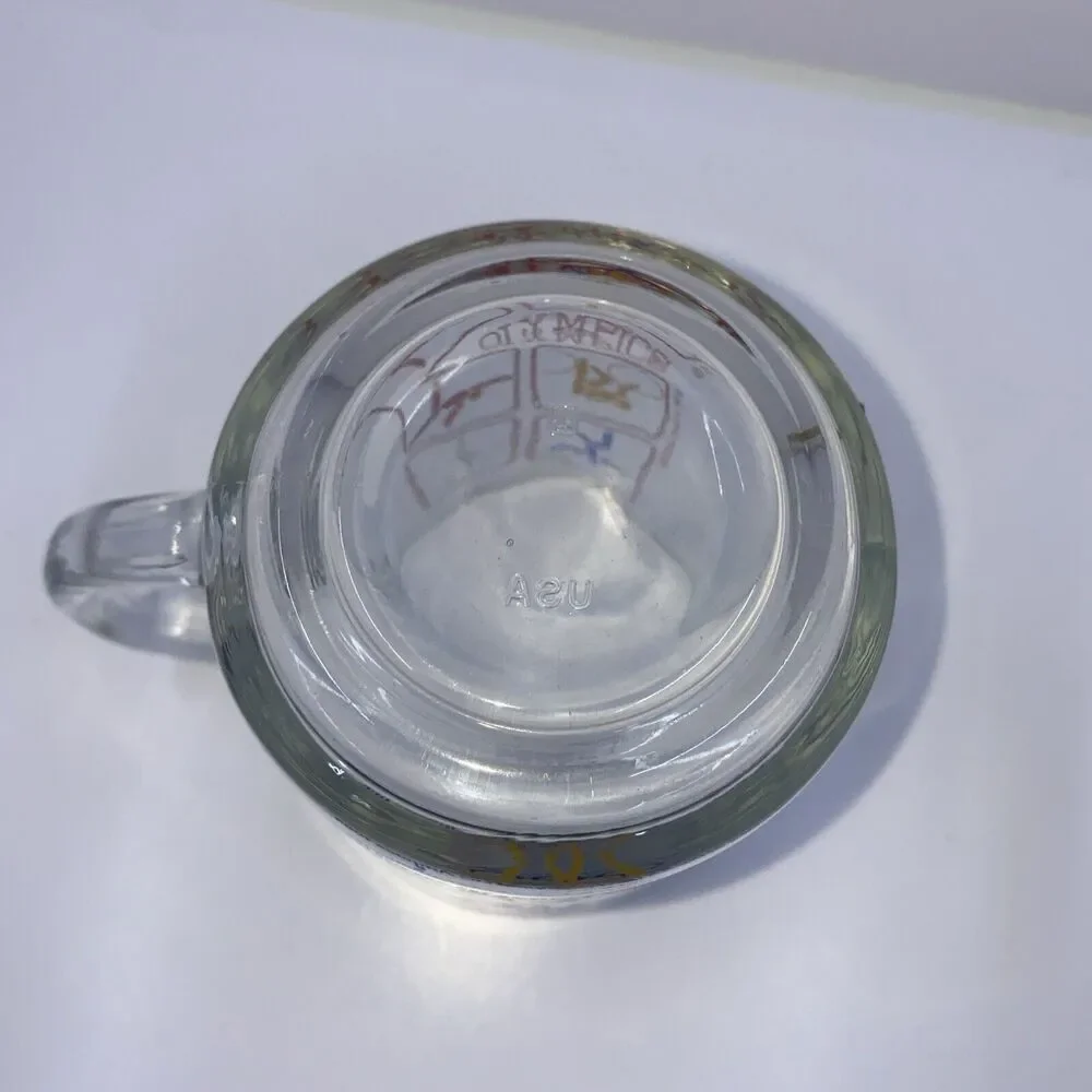 Vintage 1984 McDonalds Los Angeles Olympics Coffee Mug Glass Cup